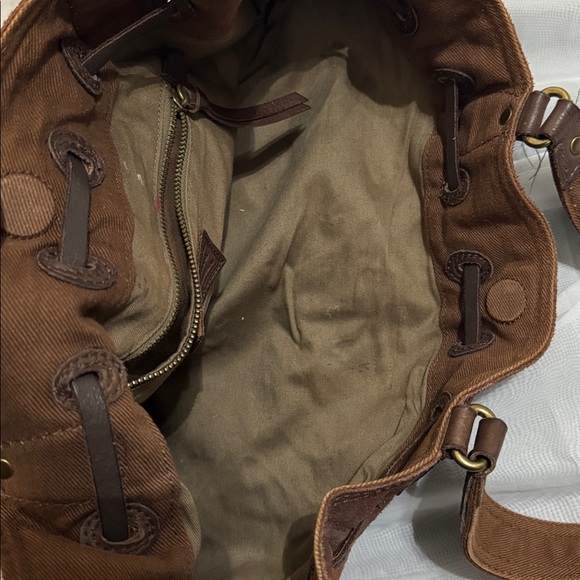 Lucky Brand Boho Festival Colorful Patchwork Leather/Suede Shoulder Bag - Picture 6 of 13